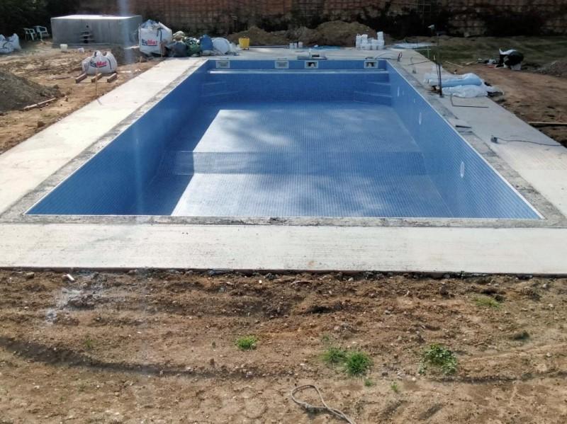 Project pour étanchéité de piscine à Normandie